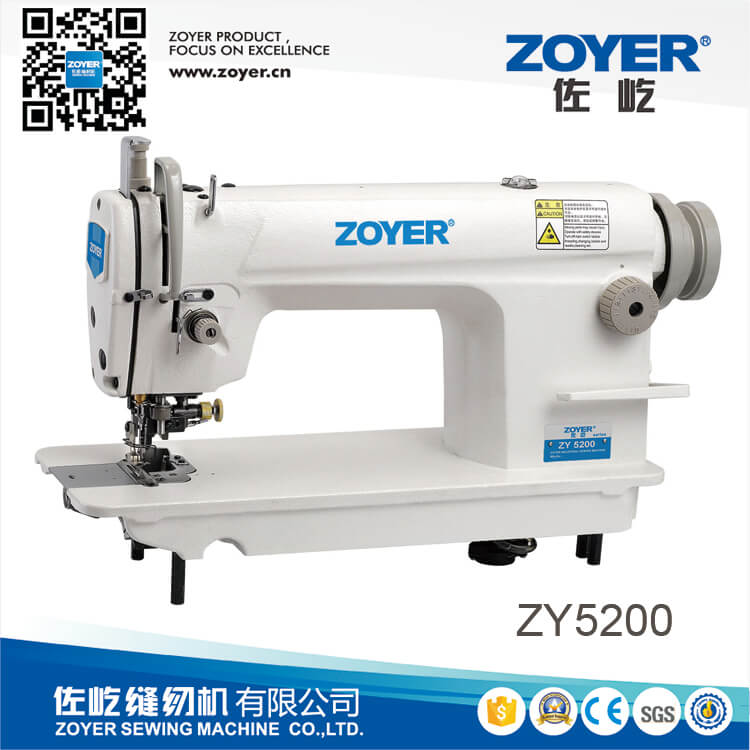 ZY5200 Zoyer High Speed ​​LockStch Macchina da cucire industriale con taglierina laterale
